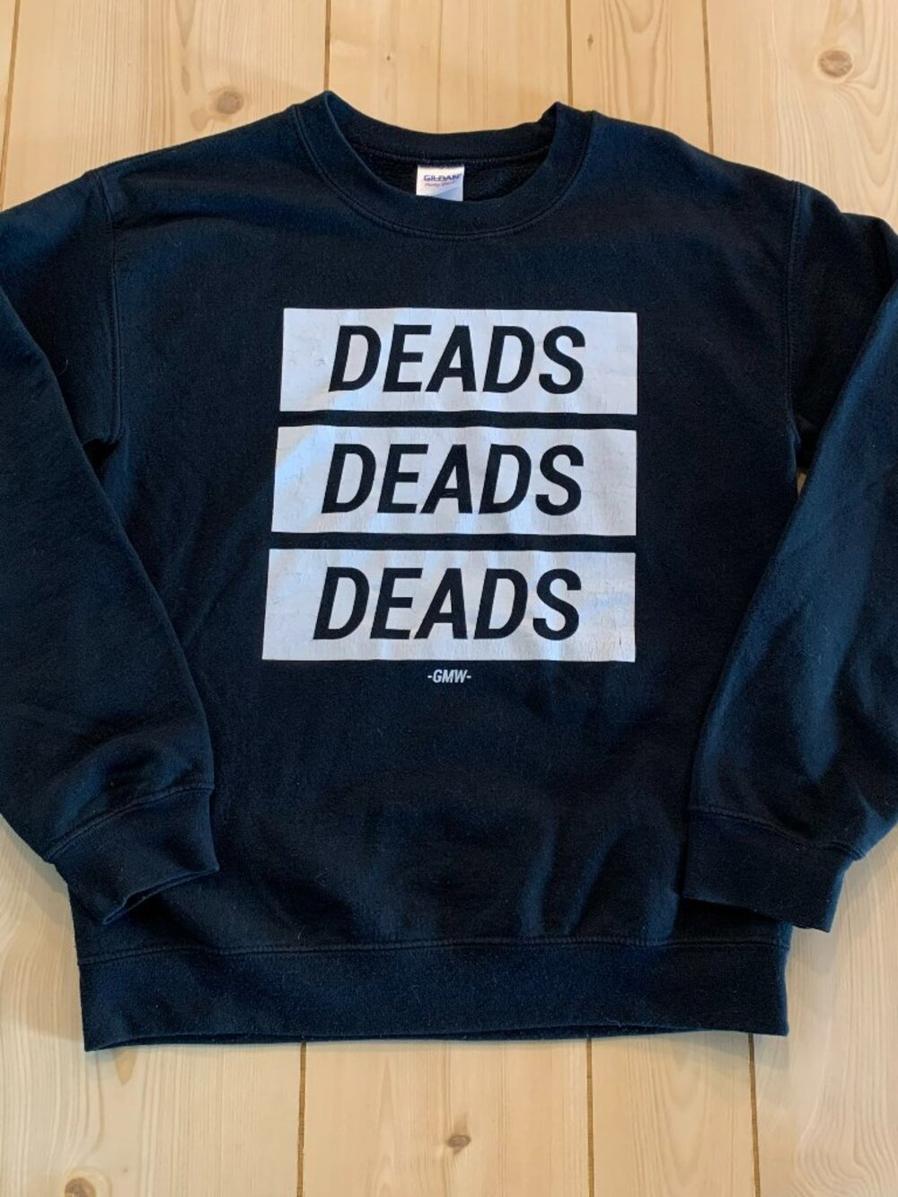 GMW Deads Deads Deads Black Goth Grunge Punk Emo Alt Streetwear Sweatshirt S